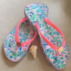 Lily Pulitzer Pool Flip Flop Size 7/8